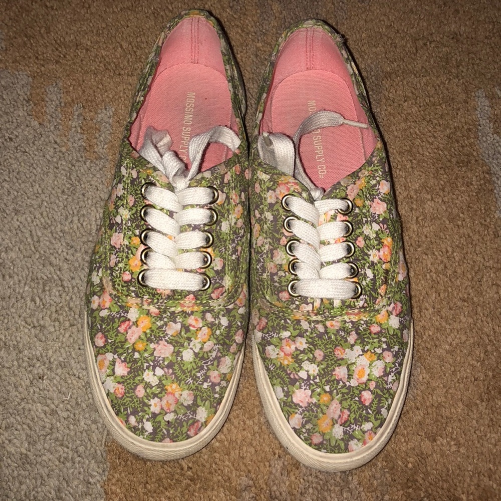 Floral sneakers